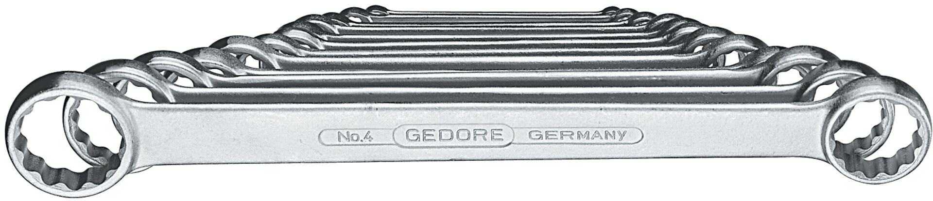 GEDORE Doppelringschlüssel-Set 8-teilig 6-22mm 4-8 6061700 GEDORE Doppelringschlüssel-Set 8-teilig 6-22mm 4-8 6061700