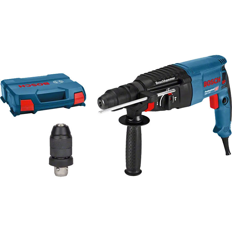 BOSCH SDS plus Bohrhammer GBH 2-26F mit Schnellspannfutter in L-CASE BOSCH SDS plus Bohrhammer GBH 2-26F mit Schnellspannfutter in L-CASE