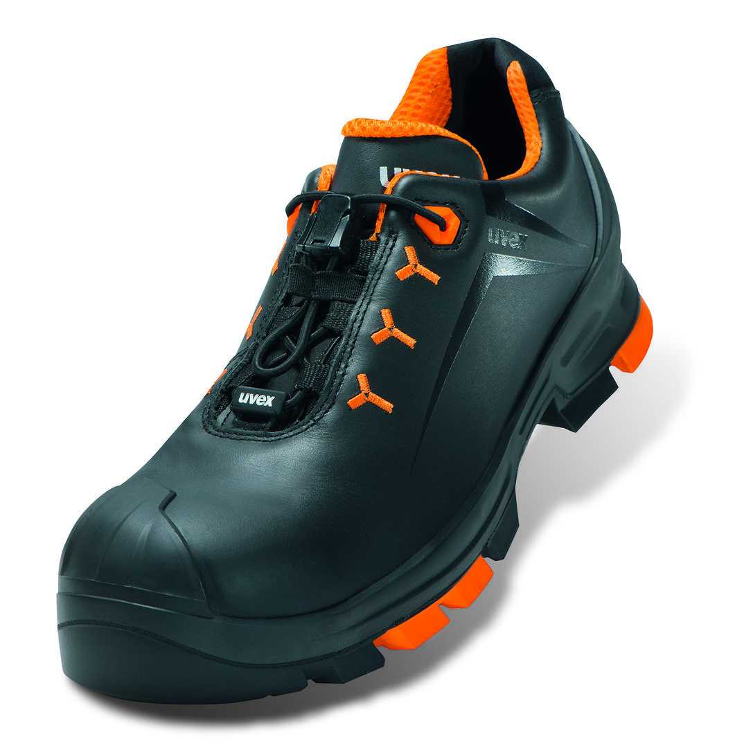 UVEX 2 Sicherheits-Halbschuh Gr. 35 W11 S3L ESD SR schw/orange 6502.2