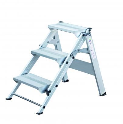 MUNK Klapp-Treppe Alu 3 Stufen klappbar