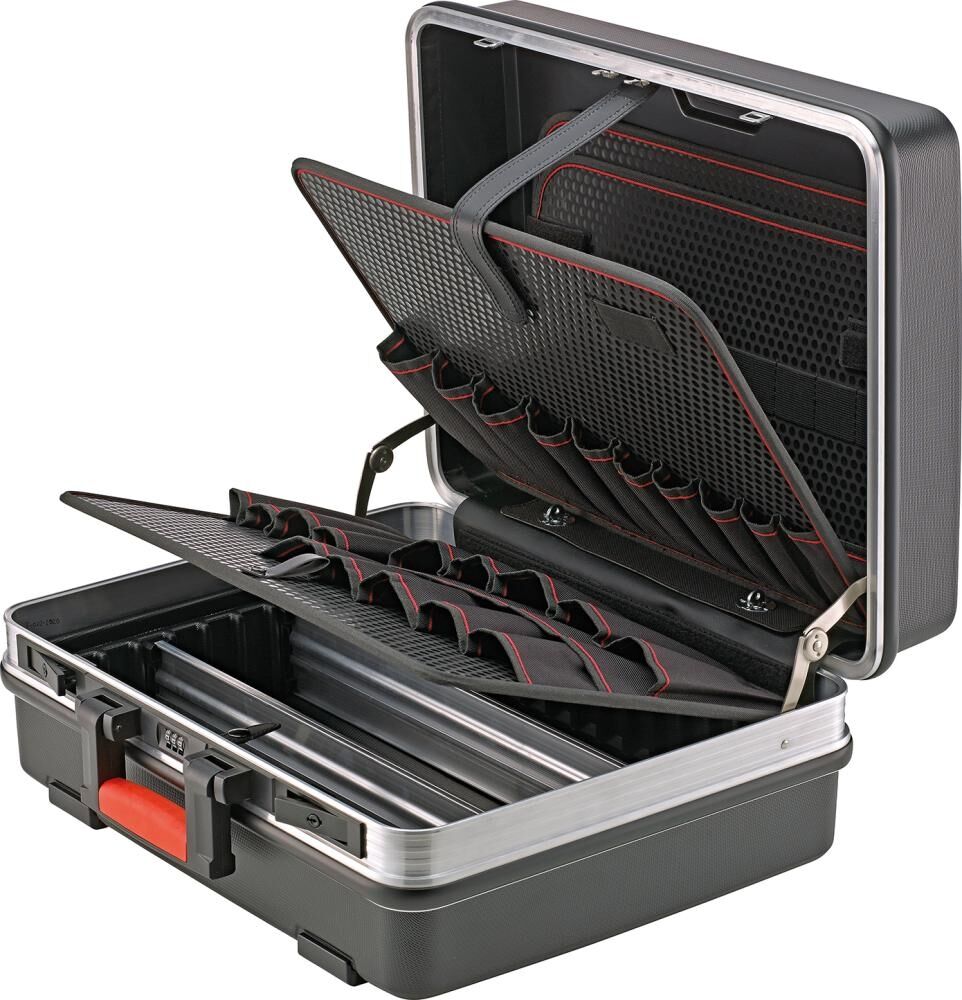 FORMAT Werkzeugkoffer 460x315x170mm ABS, mit Taschen FORMAT Werkzeugkoffer 460x315x170mm ABS, mit Taschen