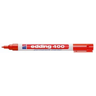 EDDING Permanentmarker 400 4-400002 1mm Rundspitze nachfüllbar rot