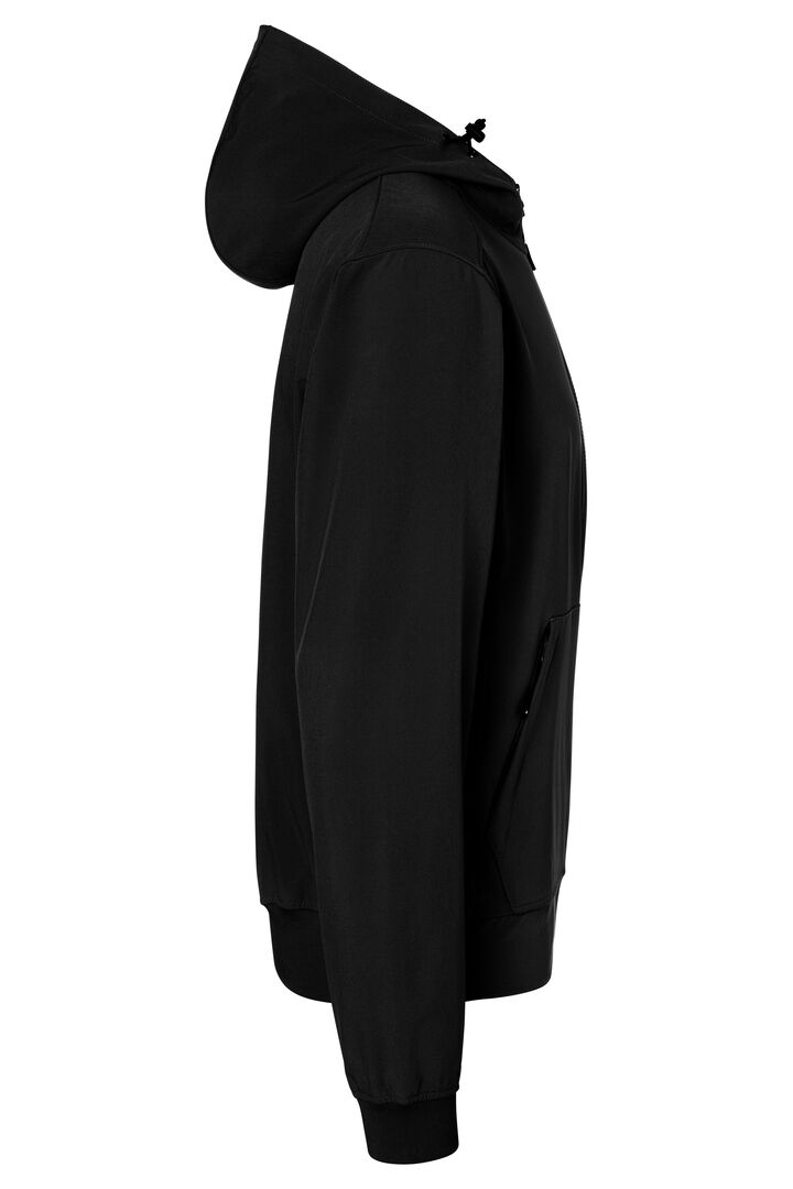 JN Men's Hooded Softshell Jacket JN1146 black/black, Größe M JN Men's Hooded Softshell Jacket JN1146 black/black, Größe M