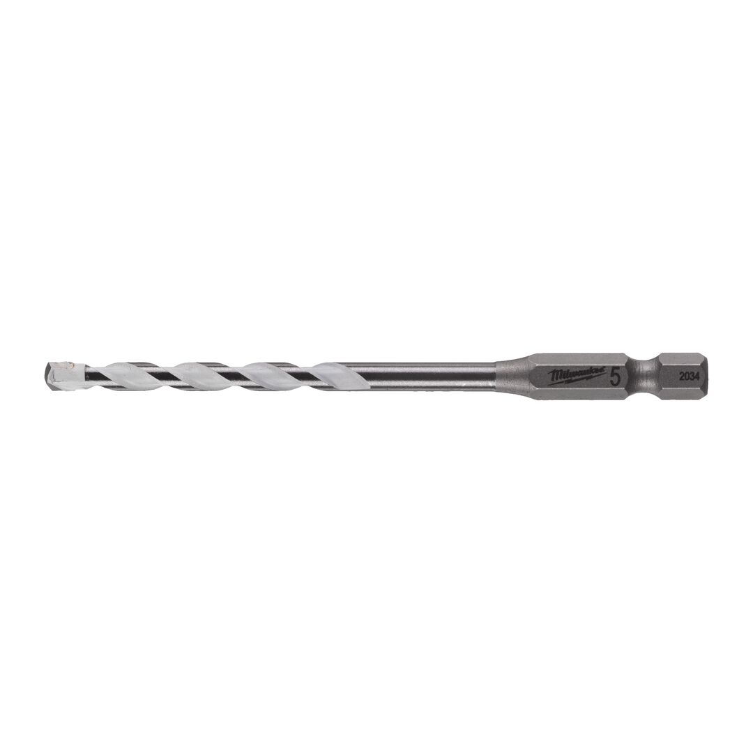 MILWAUKEE SHOCKWAVE Multimaterial Bohrer 1/4" hex 5 x 100 mm