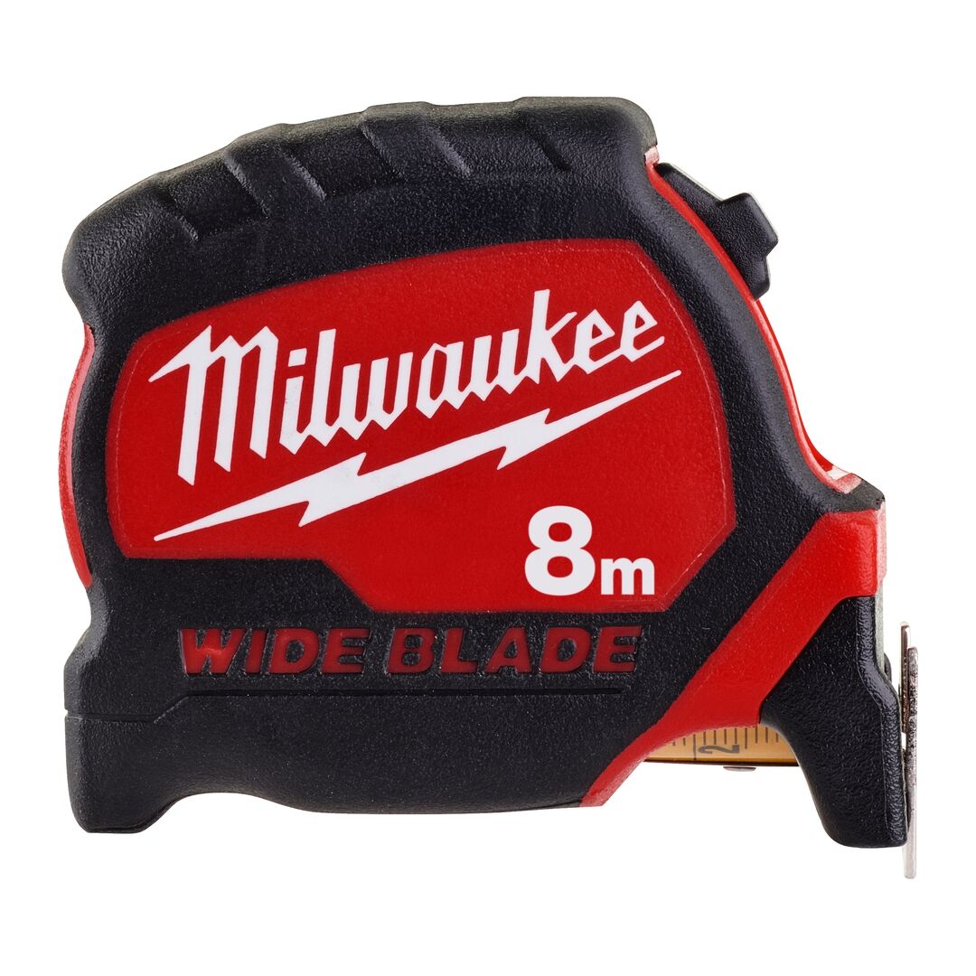 MILWAUKEE Premium-Bandmaß breit 8 m nicht-magnetisch, 33 mm breites Band