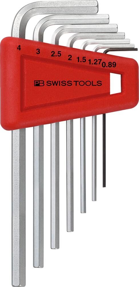 PB SwissTools Winkelschraubendreher-Satz im Kunststoffhalter, 7-teilig 0,89-4mm