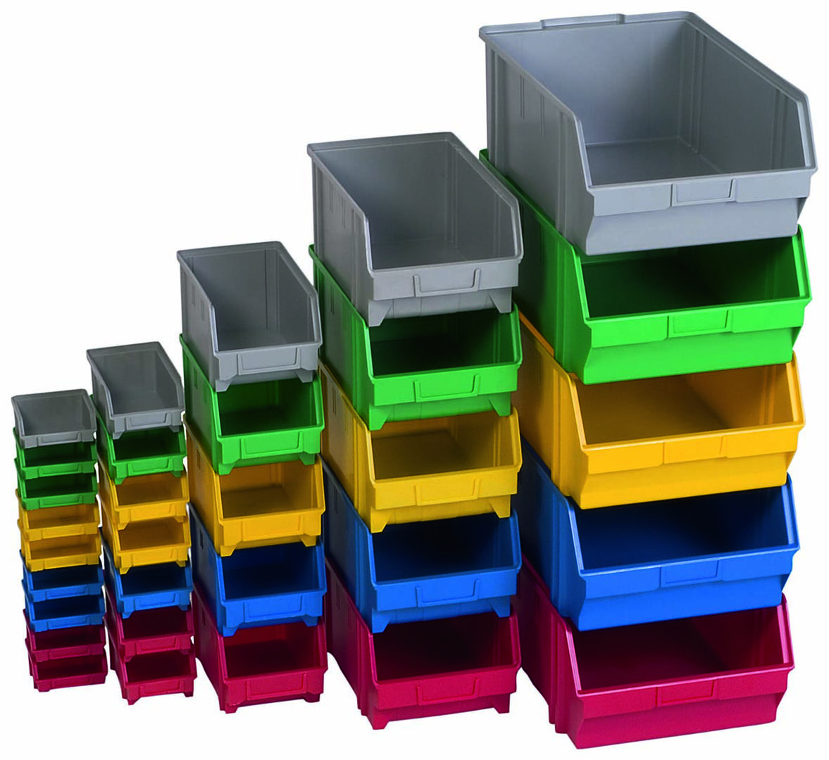 HÜNERSDORFF Plastikbox 1A Qualität Nr. 6521 Gr. 2 B100xH75xT160/140mm rot HÜNERSDORFF Plastikbox 1A Qualität Nr. 6521 Gr. 2 B100xH75xT160/140mm rot