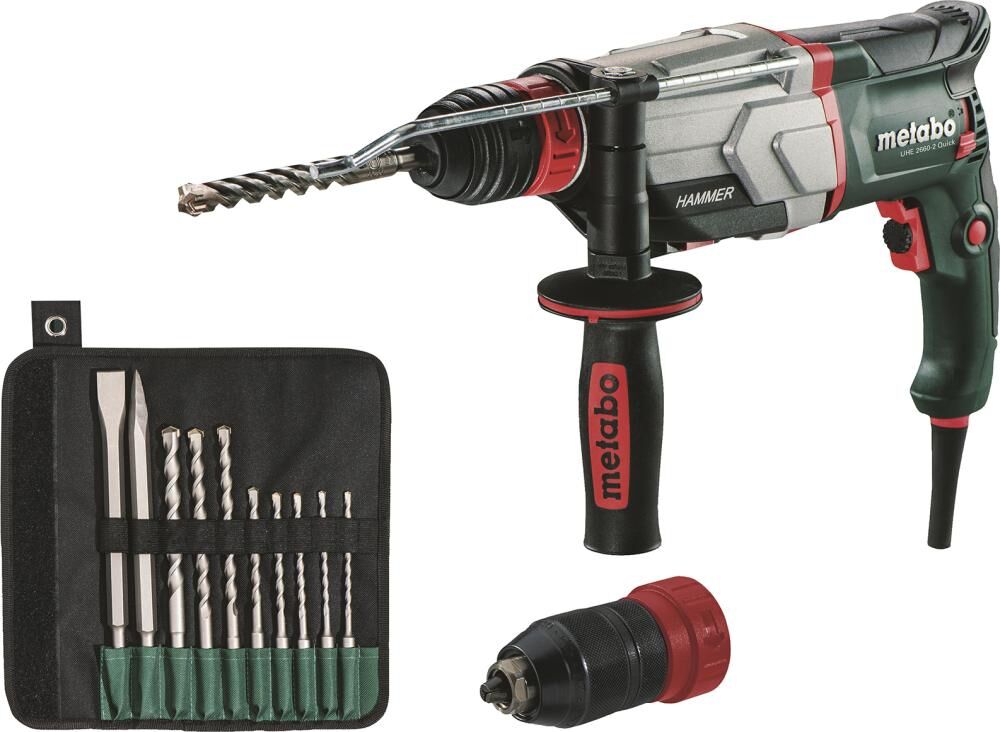 METABO Multihammer mit Zubehör im Koffer UHE 2660-2 Quick Set 800 Watt