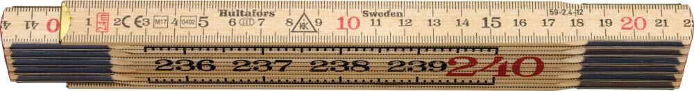 Gliedermassst. Birke 2,4m natur      Hultafors
