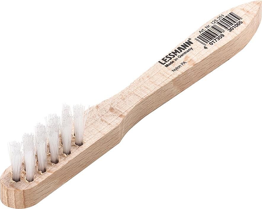 LESSMANN Zündkerzenbürste Nylon PA glatt 0,3x150mm LESSMANN Zündkerzenbürste Nylon PA glatt 0,3x150mm