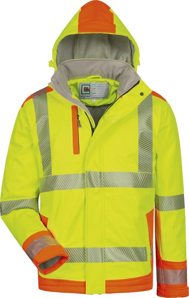 ELYSEE Warnjacke Rickmer Softshell,S,gelb/orange ELYSEE Warnjacke Rickmer Softshell,S,gelb/orange