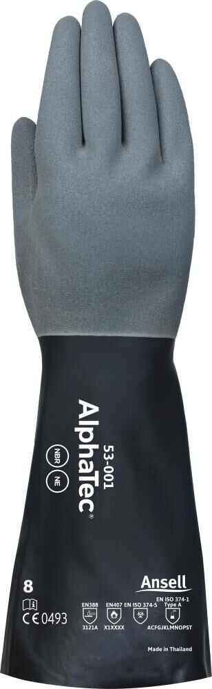 ANSELL Handschuh AlphaTec 53-001 Größe 8
