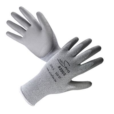 Schnittschutzhandschuhe Niro S eco 5005, EN388 4543, HPPE Faser/PU, grau, Gr. 9 Schnittschutzhandschuhe Niro S eco 5005, EN388 4543, HPPE Faser/PU, grau, Gr. 9