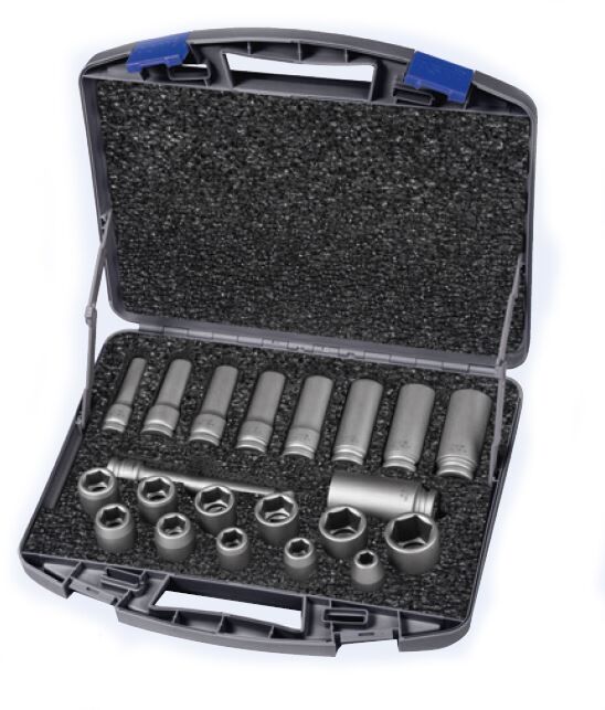 ASW Kraft-Steckschlüssel-Satz 3/4" 11-teilig