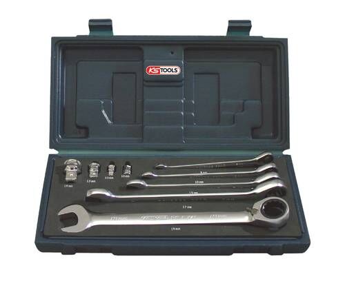 KS-TOOLS KS TOOLS Ratschenschlüsselsatz 9tlg. umschaltbar KS-TOOLS KS TOOLS Ratschenschlüsselsatz 9tlg. umschaltbar