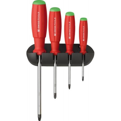 PB Swiss Tools Schraubendreher-Satz SwissGrip 4-teilig PZ