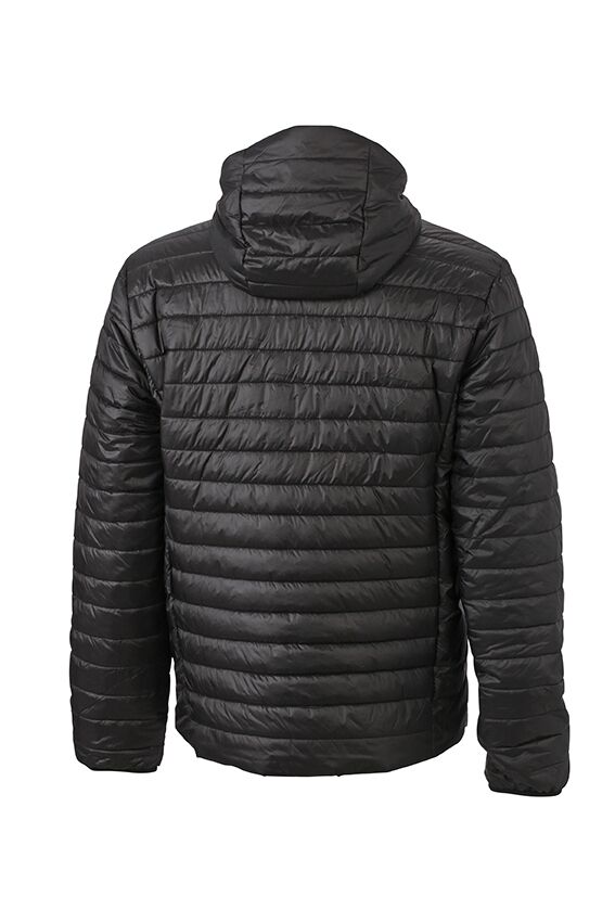 JN Mens Lightweight Jacket JN1092 100%PA, black/yellow, Größe M