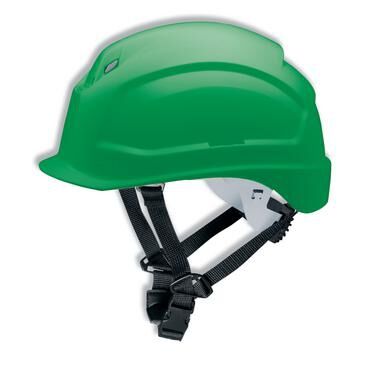 UVEX Schutzhelm pheos S-KR 9772 kurzer Schirm, Drehrad, grün