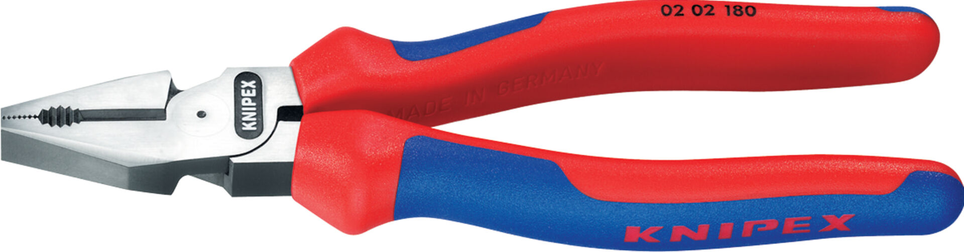 KNIPEX 02 02 225 Kraft-Kombizange mit Mehrkohne schwarz atrA 225mm KNIPEX 02 02 225 Kraft-Kombizange mit Mehrkohne schwarz atrA 225mm