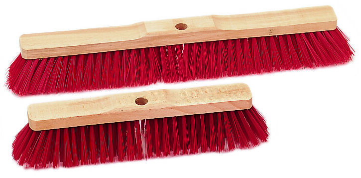 Hofbesen Kunststoff Rot 6-Reihig 40 cm Hofbesen Kunststoff Rot 6-Reihig 40 cm