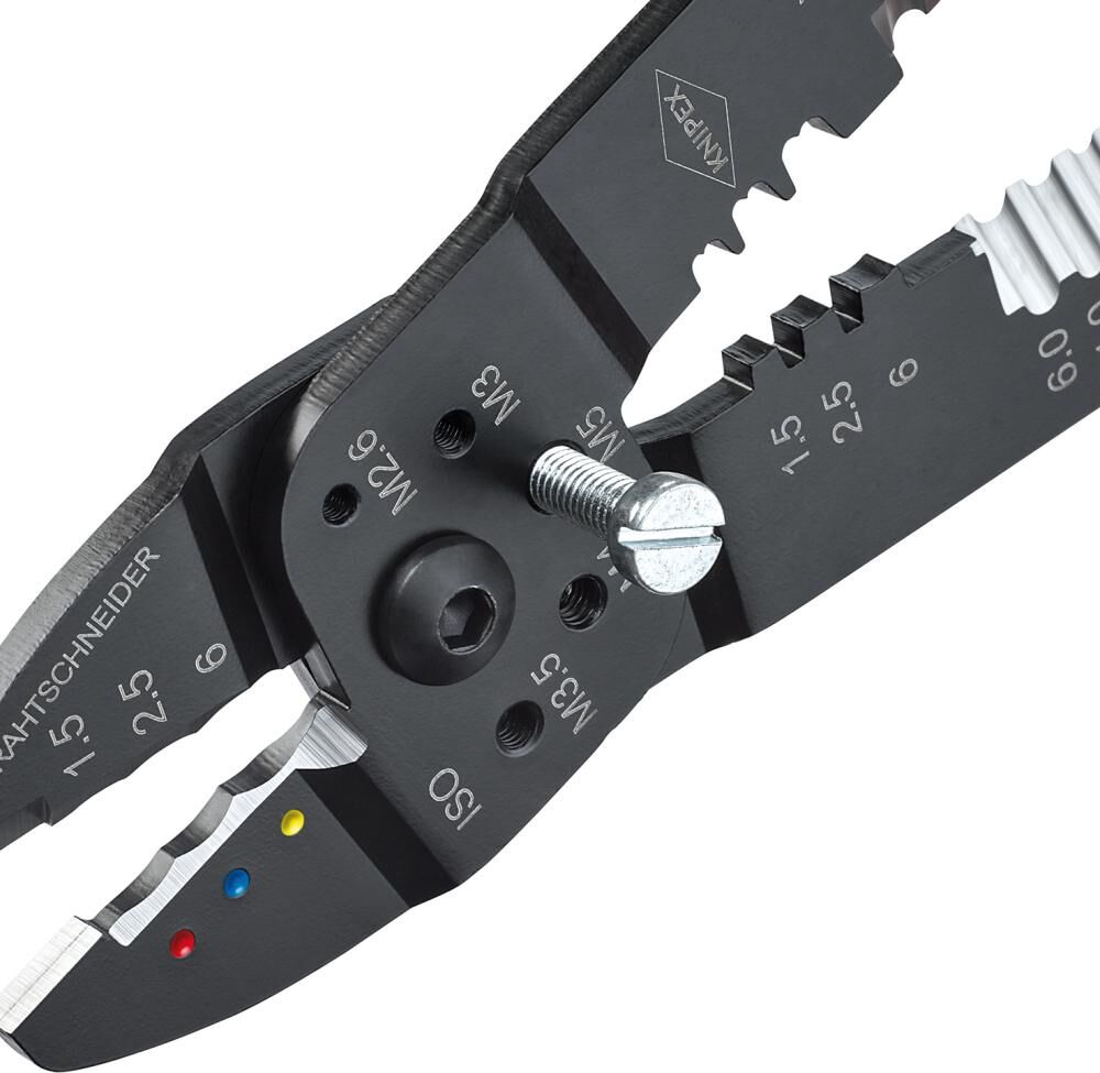 KNIPEX 97 22 240 Crimpzange mit Mehrko.-Hülle schwarz lackiert 240 mm KNIPEX 97 22 240 Crimpzange mit Mehrko.-Hülle schwarz lackiert 240 mm
