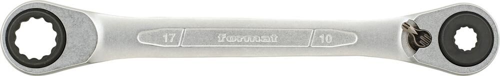 FORMAT Quadro-Ratschenschlüssel 10x13/17x19mm FORMAT Quadro-Ratschenschlüssel 10x13/17x19mm