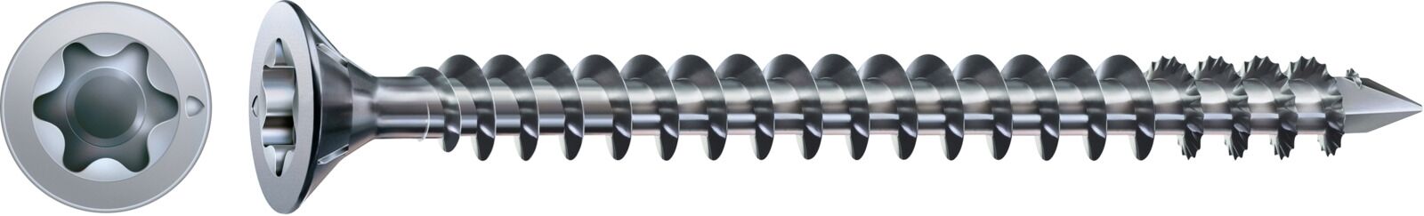 SPAX-S Senkkopf Fraesrippen T-STAR+ T50 Vollg. CUT WIROX 25St, 12x350mm