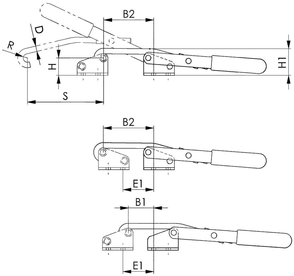 Verschlussspanner 6847 Gr. 1 AMF