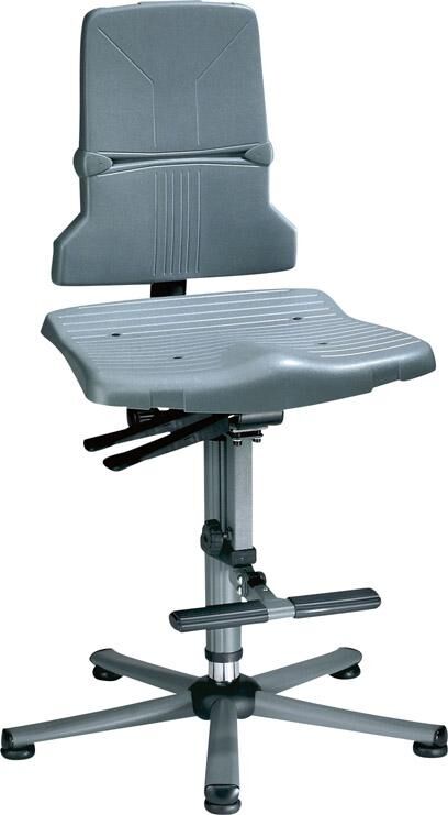 BIMOS SINTEC Arbeitsdrehstuhl mit Aufstieghilfe Modell 9821 BIMOS SINTEC Arbeitsdrehstuhl mit Aufstieghilfe Modell 9821