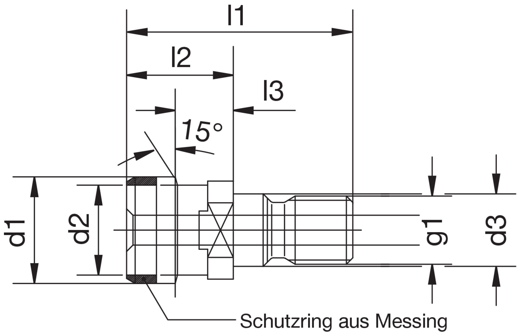 Anzugsbolzen Ott SK40-M16 I.K Haimer Anzugsbolzen Ott SK40-M16 I.K Haimer