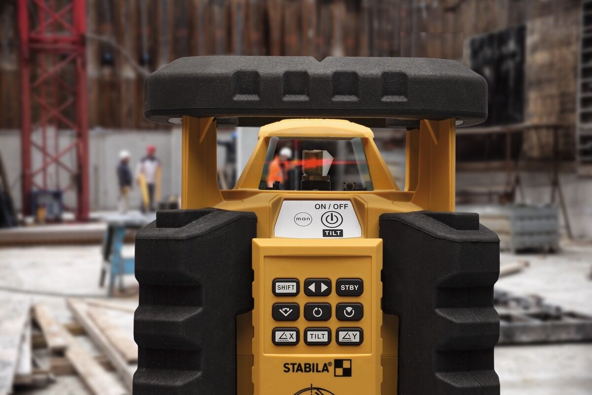 STABILA Rotationslaser LAR350 Set inkl. Receiver,Baustativ,Nivellierlatte STABILA Rotationslaser LAR350 Set inkl. Receiver,Baustativ,Nivellierlatte