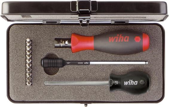 WIHA Drehmo.-Schraubendreher- Set 13tlg.0,8- 5Nm TX+IP