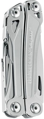 LEATHERMAN Multitool Wingman, Silver 14 Funktionen, mit Tasche
