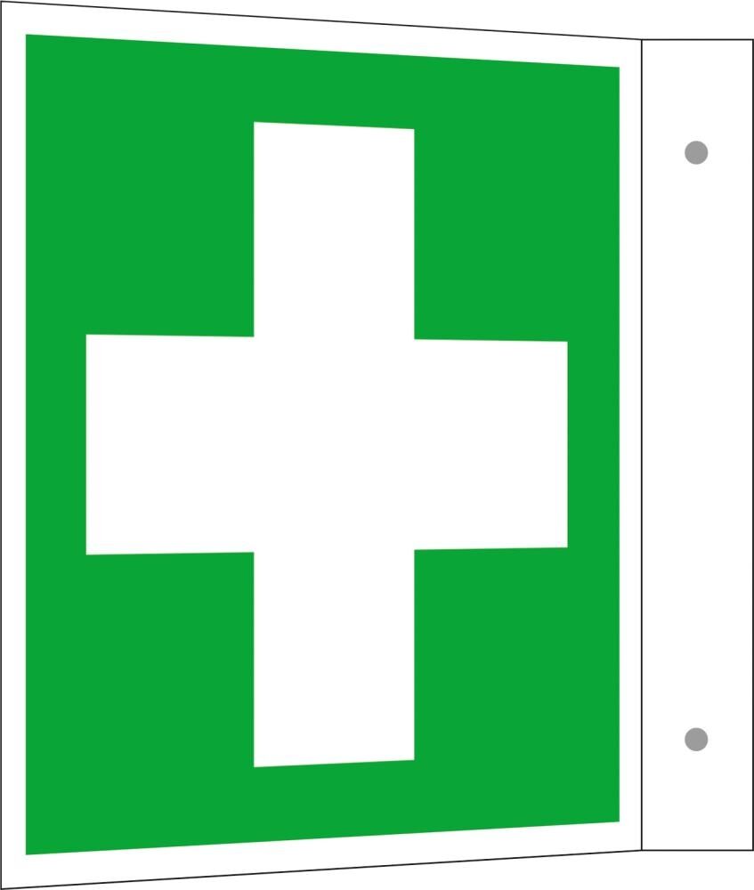Rettungsschild Alu Erste Hilfe Fa. 200x200 Rettungsschild Alu Erste Hilfe Fa. 200x200