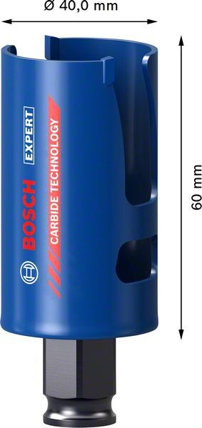 BOSCH Lochsäge EXPERT ConstructionMat 40mm
