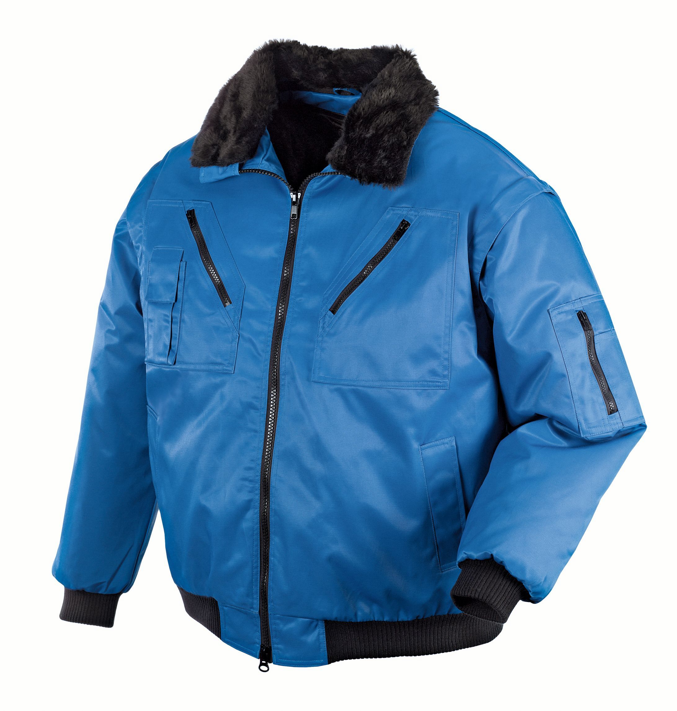 Pilotenjacke 4-in-1 Gr. M, kornblau