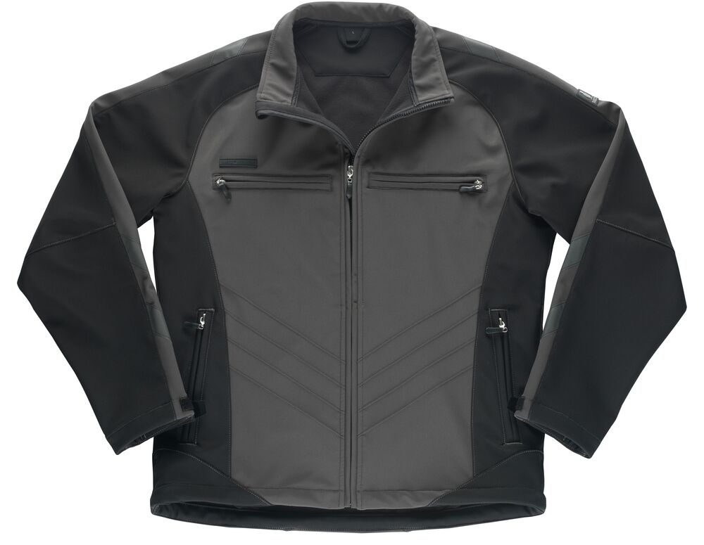 MASCOT Unique Softshell-Jacke Dresden Gr. 3XL dunkelanthr./schwarz 12002-149