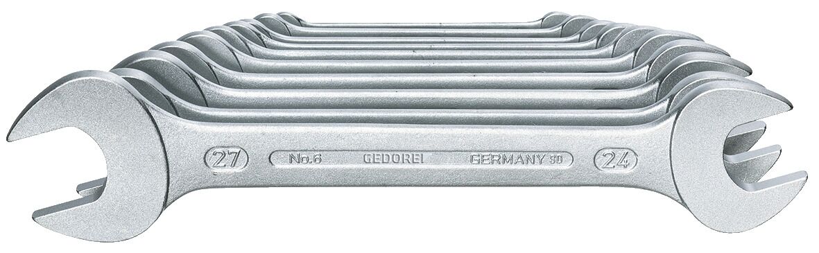 GEDORE Doppelmaulschlüssel-Satz 10-teilig 6-27mm, 6-10, 6077540