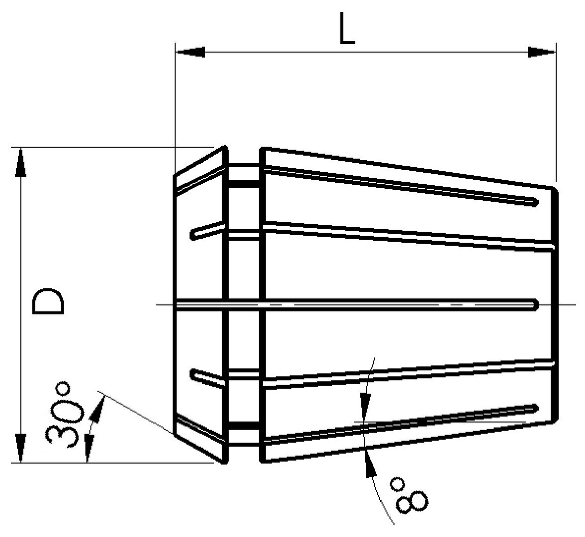 FAHRION Spannzange DIN6499B 426 E ER16 1,0mm FAHRION Spannzange DIN6499B 426 E ER16 1,0mm