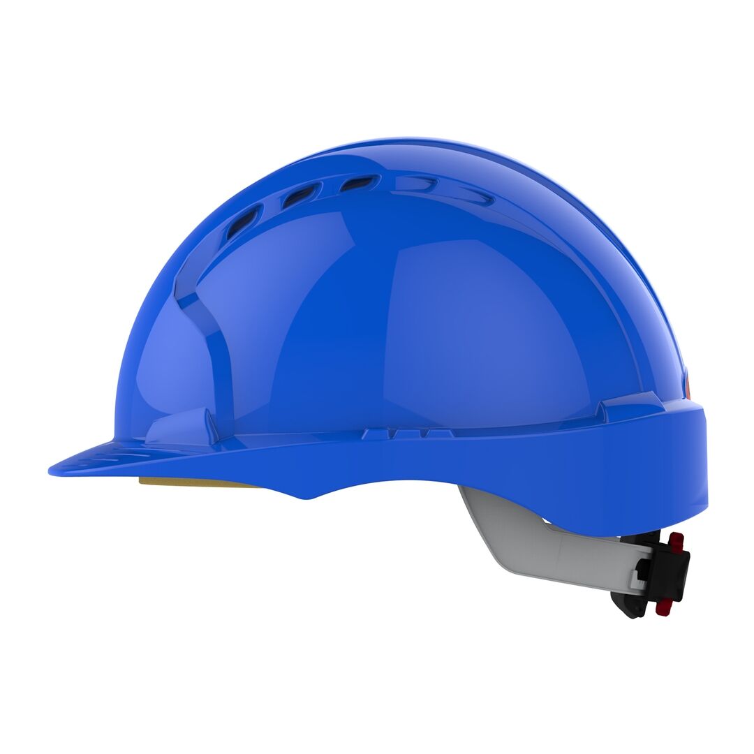 JSP Schutzhelm EVO3 AJF170 belüftet, mit Schirm, blau JSP Schutzhelm EVO3 AJF170 belüftet, mit Schirm, blau