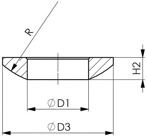 AMF Kugelscheibe D6319C M20 AMF Kugelscheibe D6319C M20