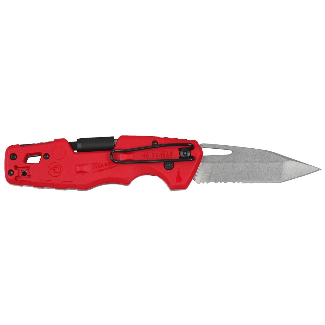 MILWAUKEE Fastback 5-in-1 Klappmesser mit integriertem 1/4" Hex-Bithalter MILWAUKEE Fastback 5-in-1 Klappmesser mit integriertem 1/4" Hex-Bithalter