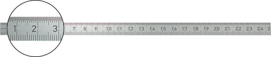 FORMAT Biegsamer Stahlmassstab 250x13mm rostfr. FORMAT Biegsamer Stahlmassstab 250x13mm rostfr.
