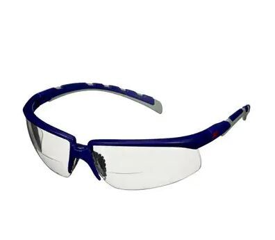 3M Schutzbrille Solus blau/graue Bügel integr. Lesebereich (+1,5) S2015AF-BLU