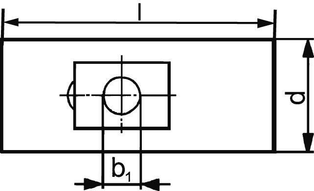 FORMAT Spannpratze komplett mit Schraube 17x12 mm