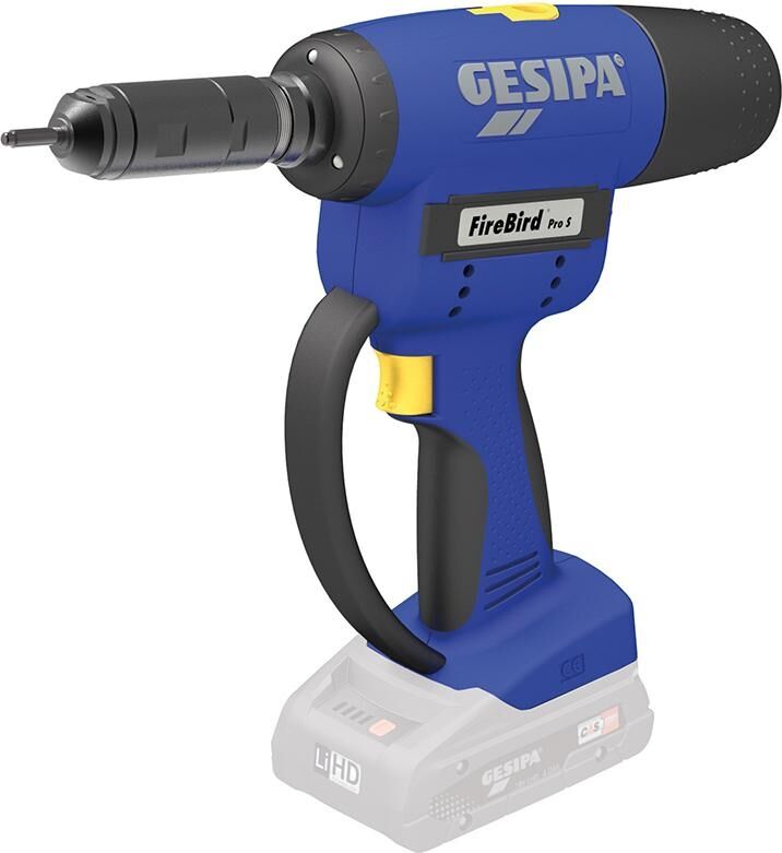 GESIPA Akku-Blindnietmuttergerät FireBird Pro S Gold LBOXX, ohne Akku GESIPA Akku-Blindnietmuttergerät FireBird Pro S Gold LBOXX, ohne Akku