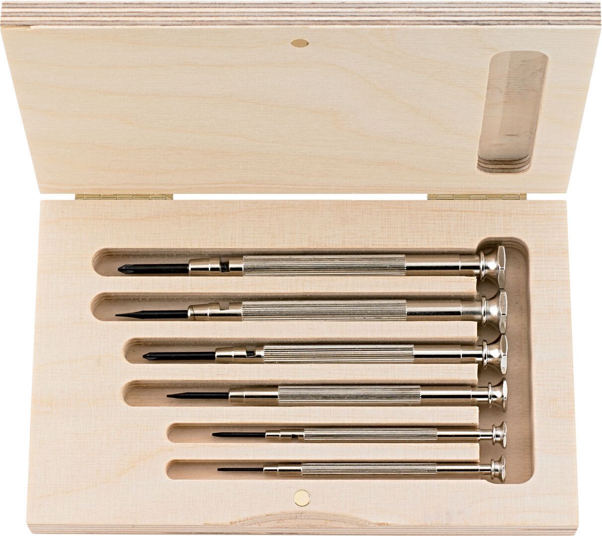 TURNUS Uhrmacherschraubendreher-Set 6tlg. Schlitz/Kreuz Ferne TURNUS Uhrmacherschraubendreher-Set 6tlg. Schlitz/Kreuz Ferne