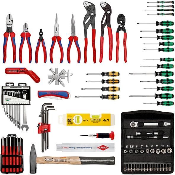 KNIPEX Werkzeugsortiment BIG Basic Move Mechanik 79tlg. KNIPEX Werkzeugsortiment BIG Basic Move Mechanik 79tlg.