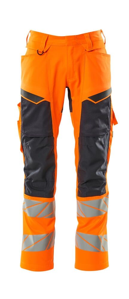 MASCOT Accel. Safe Bundhose Stretch Gr. 82C51 hi-vis or/schwarzbl 19579-236