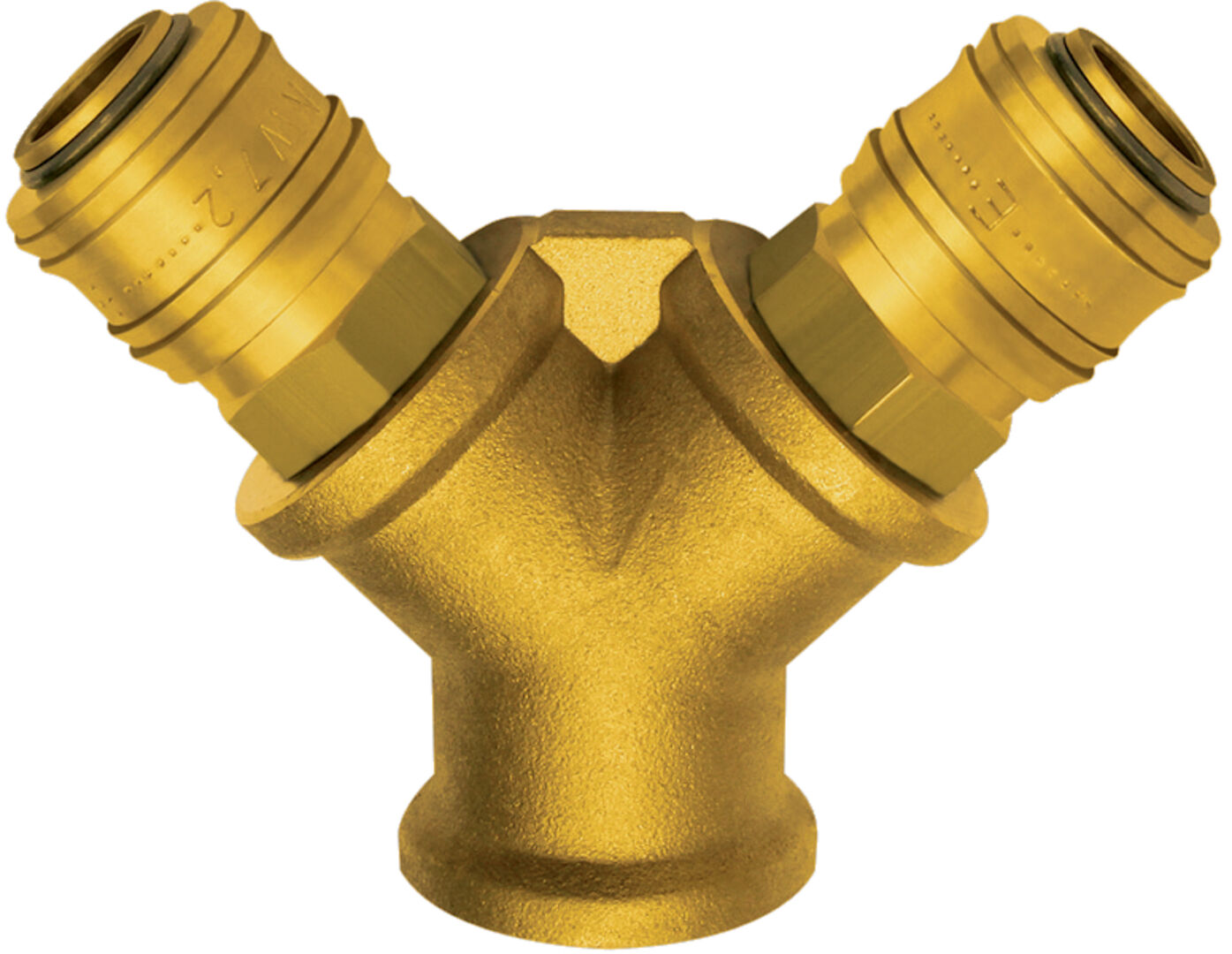 RIEGLER Verteiler mit 2 Kupplungen IG 1/2 Ms RIEGLER Verteiler mit 2 Kupplungen IG 1/2 Ms